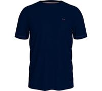 Tommy Hilfiger Uomo T-Shirt Maniche Corte Tee Cotone, Blu (Desert Sky), XL