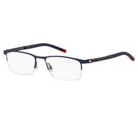 Tommy Hilfiger Uomo TH 2079 FLL Montature da vista Acciaio Blu opaco Squadrata