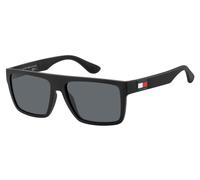 Tommy Hilfiger Occhiali da Sole TH 1605/S Matte Black/Grey 56/16/140 uomo