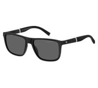 Tommy Hilfiger Uomo Tommy Hilfiger TH 2043/S 003/M9 Occhiali da sole Plastica Nero Grigio Squadrata Polarizzata