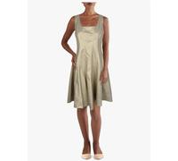 Tommy Hilfiger Vestito da Donna Taglie 2 Oro Elasticizzato A2IN1VXA Zip Donna