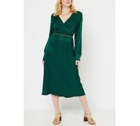 Tommy Hilfiger - Vis Jacquard Wrap Midi Dress Verde - Abbigliamento 36 Verde