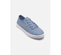 Tommy Hilfiger Donna Sneakers Vulcanizzate Washed Canvas Profilo Basso, Blu (Brisk Blue), 36