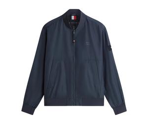 Tommy Hilfiger - Water Resistant Tonal Logo Bomber Jacket - - Jackets - Uomo - Blu - XL