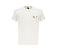 Tommy Hilfiger White Cotton Men T-Shirt - L