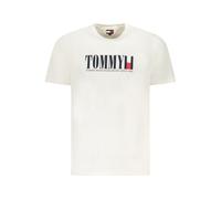 Tommy Hilfiger White Cotton Men T-Shirt - S