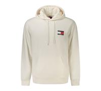 Tommy Hilfiger White Cotton Men's Hooded Sweatshirt - M