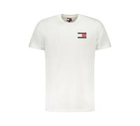 Tommy Hilfiger White Cotton Men's T-Shirt - S