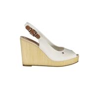 Tommy Hilfiger White Cotton Sandal - EU40/US10