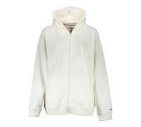 Tommy Hilfiger White Cotton Women's Hoodie - L