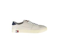 Tommy Hilfiger White Leather Men Sneaker - EU41/US8