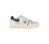 Tommy Hilfiger White Leather Men Sneaker - EU43/US10