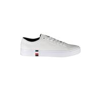 Tommy Hilfiger White Leather Men Sneaker - EU43/US10