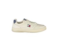 Tommy Hilfiger White Leather Men Sneaker - EU43/US10