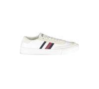 Tommy Hilfiger White Leather Men Sneaker - EU45/US12