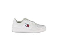 Tommy Hilfiger White Leather Women Sneaker - EU41/US11