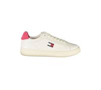 Tommy Hilfiger White Leather Women Sneaker - EU42/US12