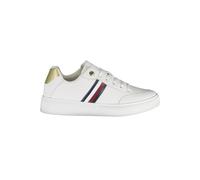 Tommy Hilfiger White Polyurethane Women Sneaker - EU38/US8