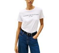 Tommy Hilfiger White Recycled Cotton T-Shirt - IT38|XS