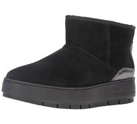 Tommy Hilfiger Women's Metallic Suede Snowboot Fw0fw07850 Ankle Boot, Black, 38 EU