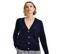 TOMMY HILFIGER Wool Cashmere Short Cardigan LS