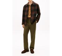 Tommy Hilfiger Wool Dbl Face Check Black/pure Brown Taglia: L | Giacche leggere Outlet | Uomo | Marrone