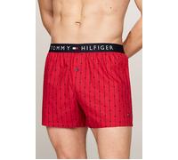 Tommy Hilfiger Woven Boxer Print Slim Fit Boxers Red Taglia: XL | Biancheria intima Outlet | Uomo | Rosso