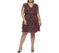Tommy Hilfiger X3ag3bv1 Vestito, Grenadine Multi, 54 più Donna