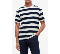 Tommy Hilfiger Yarn Dye Multistripe Ivory/carbon Navy/cut Grass Stripe Taglia: S | Magliette basic Outlet | Uomo | Bianco