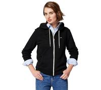 Tommy Hilfiger Zip-up Classic Sweatshirt for Women with Drawstrings And Hood Felpa con Cappuccio, Black, L (Pacco da 7) Donna