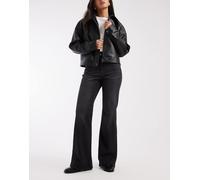 Tommy Jeans - Bella - Jeans a zampa e vita alta neri-Nero W29 L32