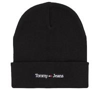 Tommy Jeans Berretto in Maglia Donna Sport Invernale, Multicolore (Black), Taglia Unica