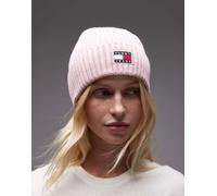 Tommy Jeans - Berretto rosa con logo a bandiera One Size
