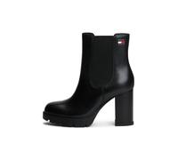 Tommy Jeans Women Tjw Chelsea High Heel Boots EN0EN03112 Ankle Boots, BLACK (Black), 7.5
