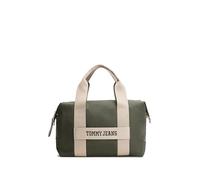 Tommy Jeans Borsone da uomo retrò con cinghia per bagagli, verde peltro, taglia unica, borsone retrò con cinghia per bagagli, Peltro Verde, Taglia unica, Retro Cool Duffle Bag con cinghia bagagli