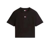 Tommy Jeans - Boxy Badge Tee - - Tops - Donna - Nero - M