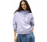 TOMMY JEANS Boxy Badge W - felpa con cappuccio - donna Light Violet XS