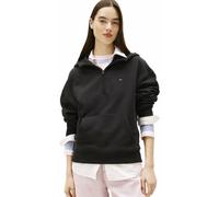 Tommy Jeans Boxy Flag 1/4 Zip W - felpa con cappuccio - donna S Black woman