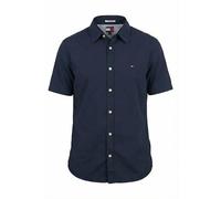 Tommy Jeans Camicia a Manica Corta reg Seersucker c1g Dark Night Navy, blu, XL