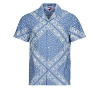 Tommy Jeans Camicia a maniche corte TJM REG AOP SS SHIRT EXT in Blu EU M