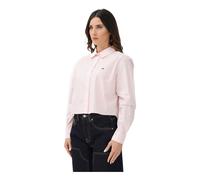 Tommy Jeans - Camicia a maniche lunghe con bottoni - - Blouses & Shirts - Donna - Rosa - S