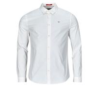 Tommy Jeans Camicia a maniche lunghe TJM ORIGINAL STRETCH SHIRT in Bianco EU L