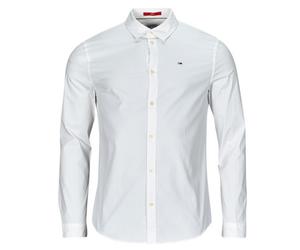 Tommy Jeans Camicia a maniche lunghe TJM ORIGINAL STRETCH SHIRT in Bianco EU M
