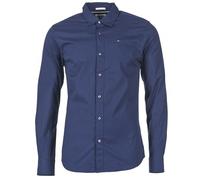 Tommy Jeans Camicia a maniche lunghe TJM ORIGINAL STRETCH SHIRT in Blu EU L