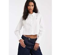 Tommy Jeans - Camicia bianco sporco con volant XS