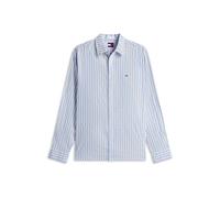 Tommy Jeans, ,Shirts ,Uomo ,Blu ,XS Relaxed Fit Stripe Seersucker Shirt