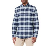 Tommy Jeans Tjm Reg Flannel Shirt Ext Dm0Dm22839 Camicia L/S, Blue (Dark Night Navy/Big Check), XXL Adulto