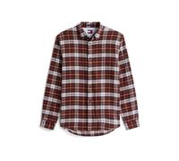 Tommy Jeans Camicia navy / marrone / arancione / bianco Uomo Tommy Jeans XL