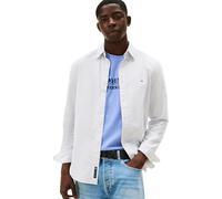 Tommy Jeans Stripe Oxford M - camicia a maniche lunghe - uomo XL White/Light Blue man