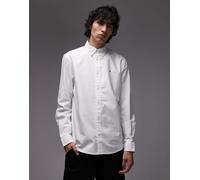 Tommy Jeans - Camicia Oxford vestibilità classica bianca-Bianco 44